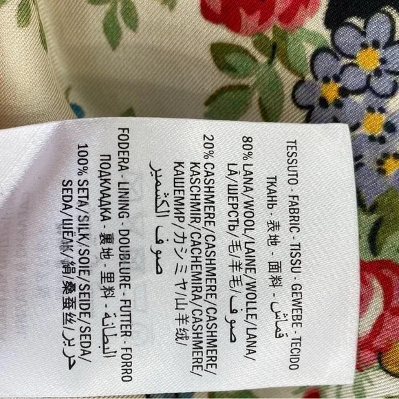 🚩steal authentic Gucci Floral Patterned Fabric - Picture 5 of 9